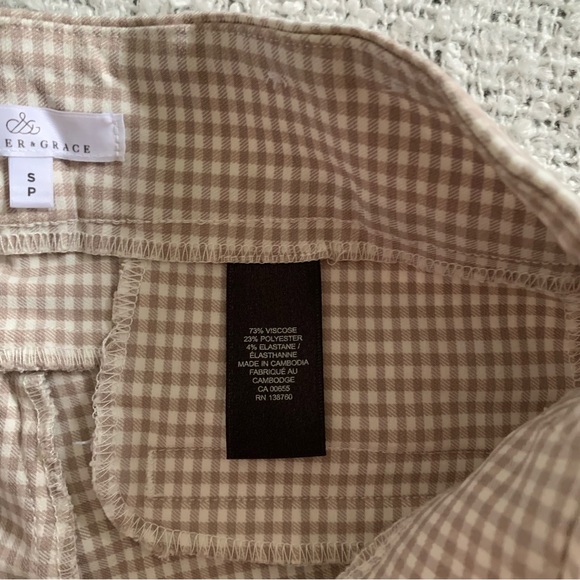 Camber & Grace Gingham Pant - Picture 9 of 10